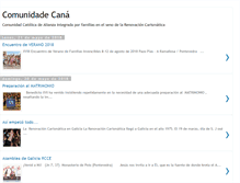 Tablet Screenshot of comunidadecana.org